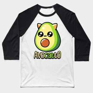 Avocatto! Cute Avocado Pun Baseball T-Shirt